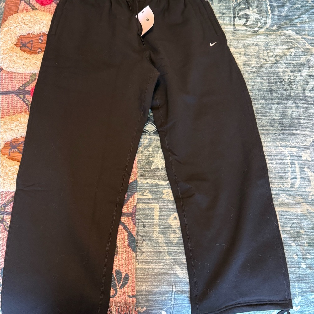 MENS NIKE SOLO SWOOSH FLEECE SWEATPANTS - Picture 7 of 14